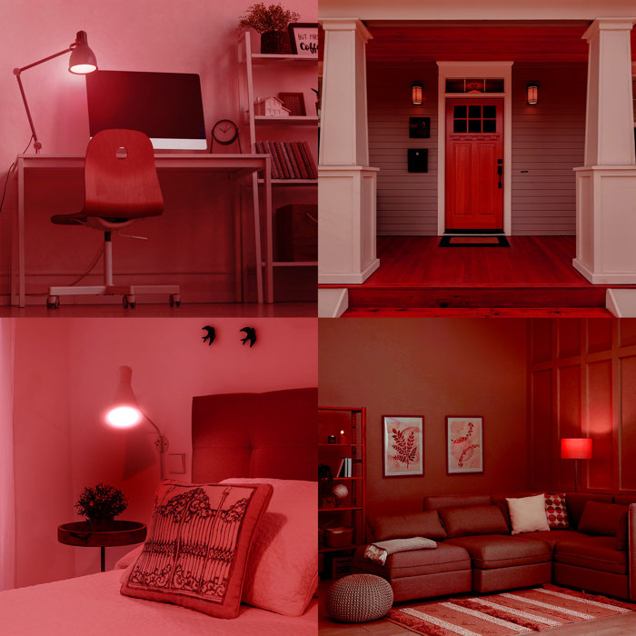 Luxrite 4.5 Watt (40 Watt Equivalent), B11 LED Candle Bulb, Colored